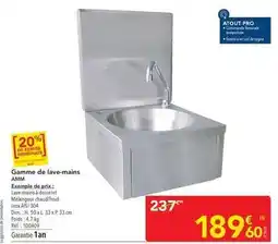 METRO Dim - gamme de lave-mains offre