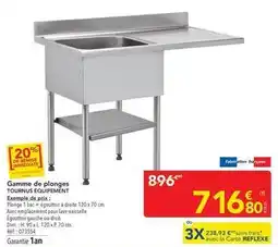 METRO Dim - gamme de plonges offre