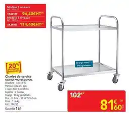 METRO Metro - chariot de service offre