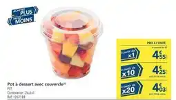 METRO Pot à dessert avec couvercle offre