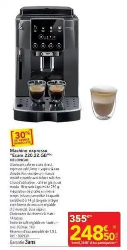 METRO Delonghi - machine expresso 200/200 cm220 cm220 cm offre