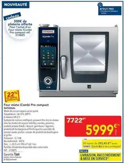 METRO Sauter - four mâte icombi pro compact offre