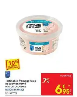 METRO Delpierre - tartinable fromage frais et saumon fumé offre