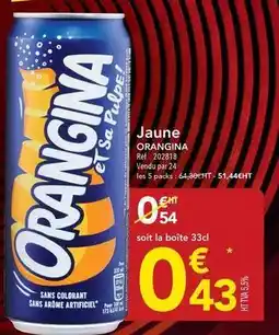 METRO Orangina - jaune offre