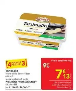 METRO Président - tartinalin offre