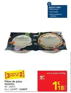 METRO Facile - paton de pizza offre