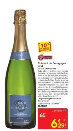 METRO Brut - crémant de bourgogne offre