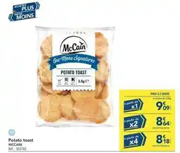 METRO Mccain - potato toast offre