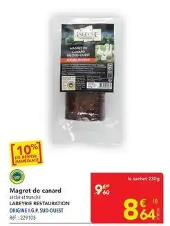 METRO Labeyrie - magret de canard offre