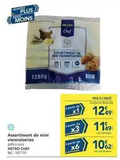 METRO Metro - assortiment de mini viennoiseries offre