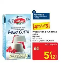 METRO Galbani - préparation pour panna cotta offre