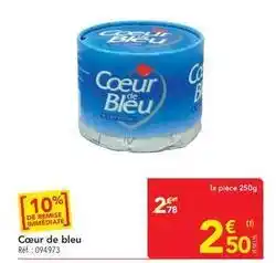 METRO Cœur de bleu offre