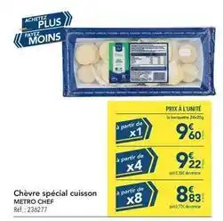 METRO Metro - chèvre spécial cuisson offre