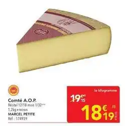 METRO Marcel - comté a.o.p offre