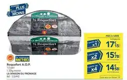 METRO Metro - roquefort a.o.p offre