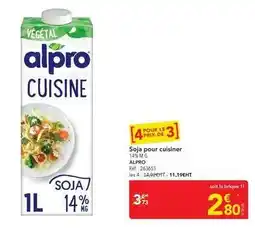 METRO Alpro - soja pour cuisine offre