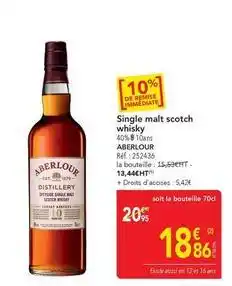 METRO Aberlour - single malt scotch whisky offre