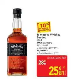 METRO Jack daniel's - tennessee whiskey offre