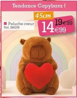 Kandy Peluche cœur offre