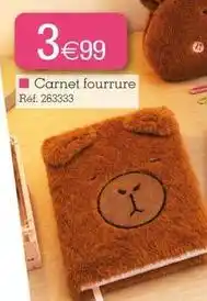 Kandy Carnet fourrure offre