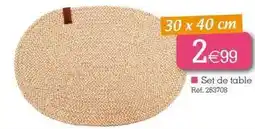 Kandy Set de table offre