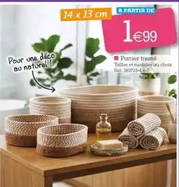 Kandy Panier tressé offre