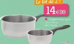 Kandy Casseroles inox offre
