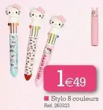 Kandy Hello kitty - stylo 8 couleurs offre