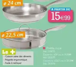 Kandy Facile - poêle inox offre
