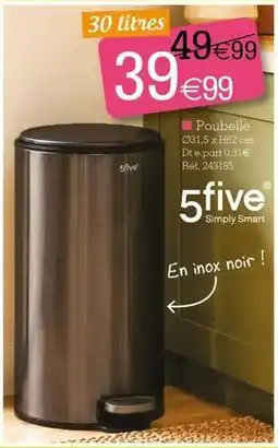 Kandy 5five - poubelle offre