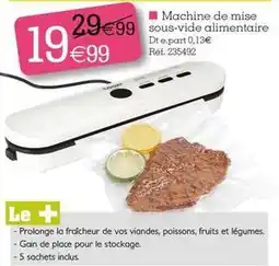 Kandy Machine de mise sous-vide alimentaire offre