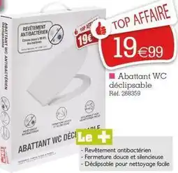 Kandy Facile - abattant wc déclipsable offre