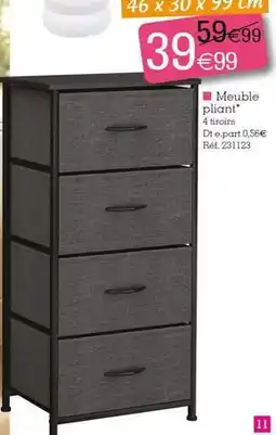 Kandy Meuble pliant offre
