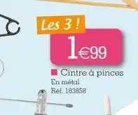 Kandy Cintre à pinces offre