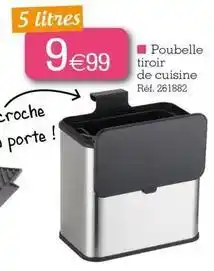 Kandy Poubelle tiroir de cuisine offre