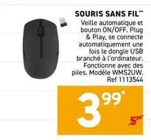 Trafic Souris sans fil offre