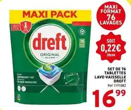 Trafic Dreft - maxi pack offre