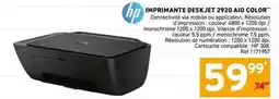Trafic Hp - imprimante deskjet 2920 aio color offre