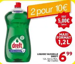 Trafic Dreft - liquide vaisselle offre