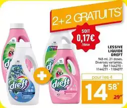 Trafic Dreft - lessive liquide offre