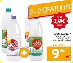 Trafic La croix - javel offre