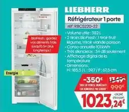 Pro&Cie Liebherr - réfrigérateur 1 porte offre