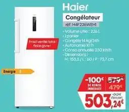 Pro&Cie Haier - congélateur offre