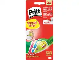 Bureau Vallée Pritt - 3 mini rubans correcteurs offre