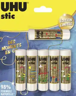 Bureau Vallée Uhu - 6 batons de colle offre