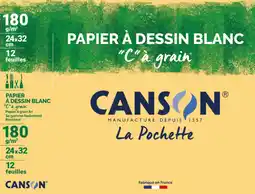 Bureau Vallée Canson - pochette papier à dessin offre