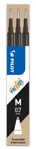 Bureau Vallée Pilot - 3 recharges pour roller effacable frixion offre