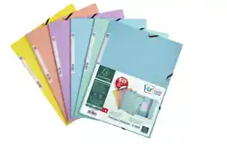 Bureau Vallée Exacompta - 6 chemises a élastiques aquarel offre