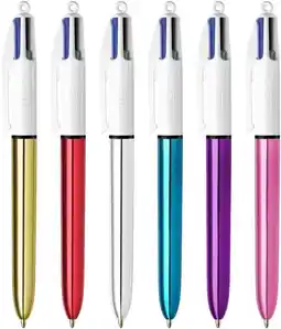 Bureau Vallée Bic - stylo 4 couleurs shine offre