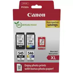 Bureau Vallée Canon - pack de 2 cartouches d'encre pg-545/cl-546 xl offre